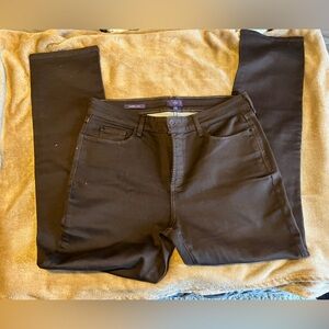NYDJ Chocolate Brown Casual Pants Size 14